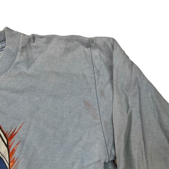 Vintage 00s Teen Titans Comics Long Sleeve Tee T-Shirt FLAW Blue Youth Small - Picture 3 of 8